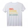 Lustiges Onkel T-Shirt - Der Mythos, Die Legende Geschenk für Geburtstagsonkel & frisch gebackene Onkel 2022/2023