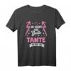 Lustiges T-Shirt für die beste Tante der Welt - Witziges Geschenk zum Geburtstag, Weihnachten oder für werdende Tanten