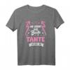 Lustiges T-Shirt für die beste Tante der Welt - Witziges Geschenk zum Geburtstag, Weihnachten oder für werdende Tanten