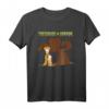 HapDeer Simpsons Treehouse of Horror Dracula Burns & Bart T-Shirt – Official Halloween Merchandise für Männer, Frauen, Kinder