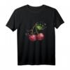 Cooles Cherry T-Shirt | Retro Vintage Sommer T-Shirt für Damen und Herren | Perfekt für Garten, See & als Geschenk