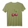 Cooles Cherry T-Shirt | Retro Vintage Sommer T-Shirt für Damen und Herren | Perfekt für Garten, See & als Geschenk