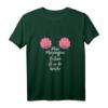 Damen HapDeer T-Shirt für Karneval & Fasching Party - Lustiges Geburtstags-Shirt ohne Kostüm mit Muscheln