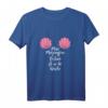 Damen HapDeer T-Shirt für Karneval & Fasching Party - Lustiges Geburtstags-Shirt ohne Kostüm mit Muscheln