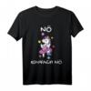 Nö Einfach Nö Mittelfinger Einhorn lustiges Statement T-Shirt – Humorvolles Geschenk für Kollegen und Freunde
