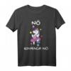 Nö Einfach Nö Mittelfinger Einhorn lustiges Statement T-Shirt – Humorvolles Geschenk für Kollegen und Freunde