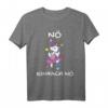 Nö Einfach Nö Mittelfinger Einhorn lustiges Statement T-Shirt – Humorvolles Geschenk für Kollegen und Freunde