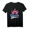50. Geburtstag Geschenk für Frauen - Süßes Krone Queen T-Shirt & Party-Deko für Damen