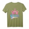 50. Geburtstag Geschenk für Frauen - Süßes Krone Queen T-Shirt & Party-Deko für Damen