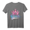 50. Geburtstag Geschenk für Frauen - Süßes Krone Queen T-Shirt & Party-Deko für Damen