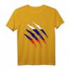 Russische Flagge im Riss Design T-Shirt – Perfektes Fanoutfit für Sportveranstaltungen, Fasching & als Geschenk für Russland-Fans