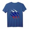 Russische Flagge im Riss Design T-Shirt – Perfektes Fanoutfit für Sportveranstaltungen, Fasching & als Geschenk für Russland-Fans