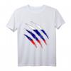 Russische Flagge im Riss Design T-Shirt – Perfektes Fanoutfit für Sportveranstaltungen, Fasching & als Geschenk für Russland-Fans