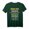 Bonus Papa Spruch T-Shirt - Unzertrennlich Danke für Stieftochter Geschenk zum Vatertag & Familienanlass