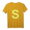 Streifenhörnchen Halloween & Karneval Gruppenkostüm S Buchstabe T-Shirt Blau – Lustiges Tierkostüm für Kinder und Erwachsene