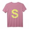 Streifenhörnchen Halloween & Karneval Gruppenkostüm S Buchstabe T-Shirt Blau – Lustiges Tierkostüm für Kinder und Erwachsene
