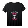 Böse Alte Frau T-Shirt mit V-Ausschnitt – Sarkastisches Geschenk für Oma, Mutter, Tante & Rockerinnen im Motorradclub