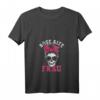 Böse Alte Frau T-Shirt mit V-Ausschnitt – Sarkastisches Geschenk für Oma, Mutter, Tante & Rockerinnen im Motorradclub