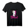 Ich bin die Braut JGA Einhorn T-Shirt - Lustiges Hochzeits- und Junggesellinnenabschied Shirt für Mallorca & Polterabend