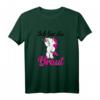 Ich bin die Braut JGA Einhorn T-Shirt - Lustiges Hochzeits- und Junggesellinnenabschied Shirt für Mallorca & Polterabend
