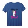 Ich bin die Braut JGA Einhorn T-Shirt - Lustiges Hochzeits- und Junggesellinnenabschied Shirt für Mallorca & Polterabend