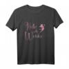Wein Vino Geschenkidee - Holla die Weinfee Weißwein & Rotwein T-Shirt für Damen, Feiern & Weinliebhaberinnen