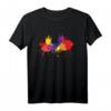 Kölner Skyline Bunt Malerei Farben T-Shirt - Perfekt für Karnevalsjecken, Köln-Fans & Heimatverbundene