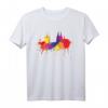 Kölner Skyline Bunt Malerei Farben T-Shirt - Perfekt für Karnevalsjecken, Köln-Fans & Heimatverbundene
