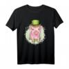 Süßes Glücksschwein T-Shirt für St. Patrick's Day, Silvester & Neujahr - Irisches Motiv, klassisch geschnitten