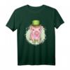 Süßes Glücksschwein T-Shirt für St. Patrick's Day, Silvester & Neujahr - Irisches Motiv, klassisch geschnitten