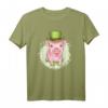 Süßes Glücksschwein T-Shirt für St. Patrick's Day, Silvester & Neujahr - Irisches Motiv, klassisch geschnitten