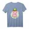 Süßes Glücksschwein T-Shirt für St. Patrick's Day, Silvester & Neujahr - Irisches Motiv, klassisch geschnitten
