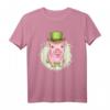 Süßes Glücksschwein T-Shirt für St. Patrick's Day, Silvester & Neujahr - Irisches Motiv, klassisch geschnitten
