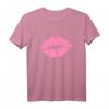 Lippen Mund 80er 90er Jahre Motto Party T-Shirt - Retro Kostüm & Geschenkidee für Fans der 80s & 90s