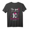 10 Jahre Dienstjubiläum T-Shirt – Lustiges Firmenjubiläum Geschenk für Mitarbeiter & Betriebsjubiläum