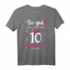 10 Jahre Dienstjubiläum T-Shirt – Lustiges Firmenjubiläum Geschenk für Mitarbeiter & Betriebsjubiläum
