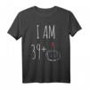 Lustiges HapDeer T-Shirt für Frauen - I Am 39 Plus 1 Mittelfinger, das perfekte Geschenk für Frauen, Mütter und Freunde zum 40. Jubiläum