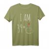 Lustiges HapDeer T-Shirt für Frauen - I Am 39 Plus 1 Mittelfinger, das perfekte Geschenk für Frauen, Mütter und Freunde zum 40. Jubiläum