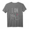 Lustiges HapDeer T-Shirt für Frauen - I Am 39 Plus 1 Mittelfinger, das perfekte Geschenk für Frauen, Mütter und Freunde zum 40. Jubiläum
