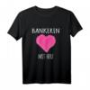 Damen Bankerin Mit Herz Bankkauffrau T-Shirt - Perfektes Geschenk für Beruf, Jubiläum, Rente oder neuen Job