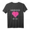 Damen Bankerin Mit Herz Bankkauffrau T-Shirt - Perfektes Geschenk für Beruf, Jubiläum, Rente oder neuen Job
