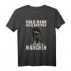 Lustiges Bärchen T-Shirt - Halb Mensch halb Bärchen, Partner Geschenk für Weihnachten, Geburtstag, Valentinstag & Vatertag