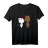 Liebe Tier Katze und Bär Paar - Valentinstag Geschenk T-Shirt für Liebende und Tierfreunde