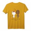 Liebe Tier Katze und Bär Paar - Valentinstag Geschenk T-Shirt für Liebende und Tierfreunde