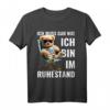 Rentner 2024 Geschenk - Lustiges Bär T-Shirt mit Spruch für Ruhestand, Renteneintritt & Abschiedsgeschenk für Vater, Opa, Onkel & Freunde