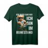 Rentner 2024 Geschenk - Lustiges Bär T-Shirt mit Spruch für Ruhestand, Renteneintritt & Abschiedsgeschenk für Vater, Opa, Onkel & Freunde