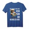 Rentner 2024 Geschenk - Lustiges Bär T-Shirt mit Spruch für Ruhestand, Renteneintritt & Abschiedsgeschenk für Vater, Opa, Onkel & Freunde