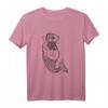 Dicker Meerjungfrauenmann mit Hut, Bart und Tattoo T-Shirt – Originelles Geschenk für Geburtstag, Weihnachten, Jubiläum & Namenstag