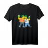 HapDeer Homer & Barney Cheers to St. Patrick’s Day T-Shirt – Lustiges Simpsons Merchandise für Männer & Frauen