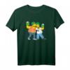 HapDeer Homer & Barney Cheers to St. Patrick’s Day T-Shirt – Lustiges Simpsons Merchandise für Männer & Frauen